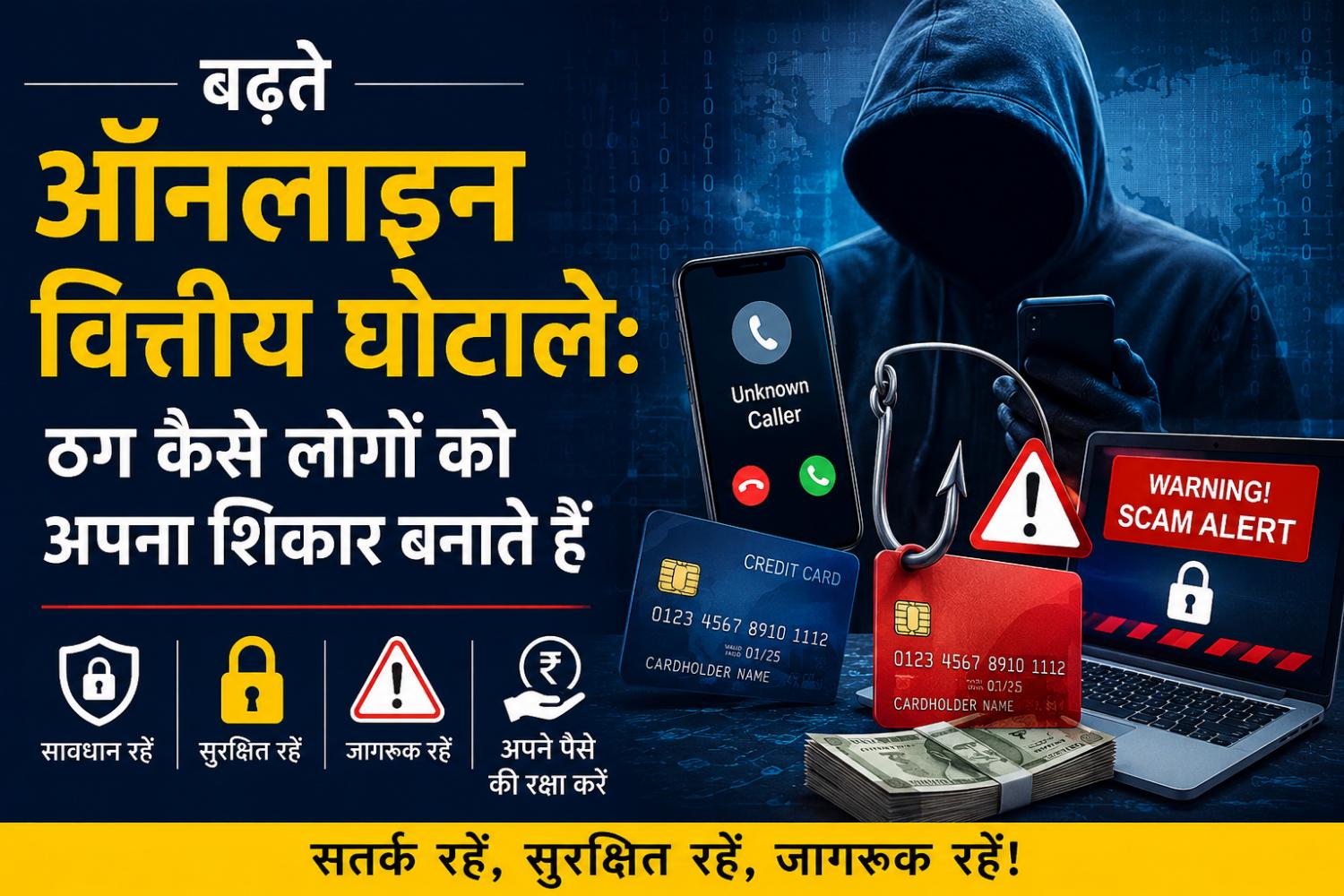 बढ़ते ऑनलाइन वित्तीय घोटाले: ठग कैसे लोगों को अपना शिकार बनाते हैं