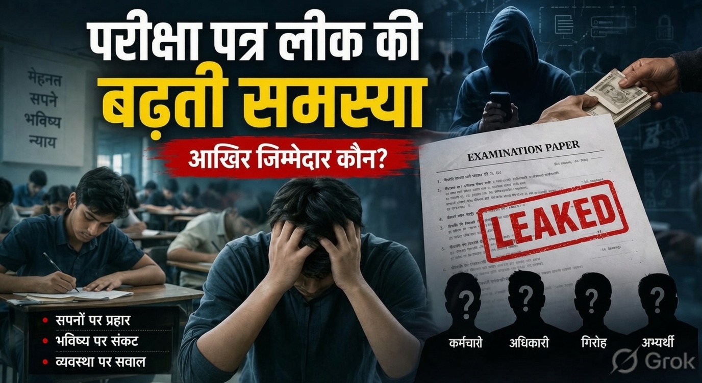 परीक्षा पत्र लीक की बढ़ती समस्या: आखिर जिम्मेदार कौन?