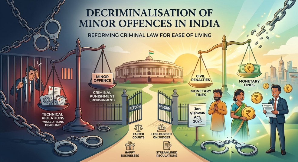Decriminalisation of Minor Offences in India: Reforming Criminal Law for Ease of Living