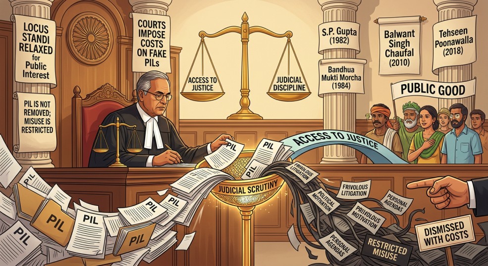 Judicial Scrutiny of PIL: Debate on Restriction or “Removal” of Misuse as a Legal Concept