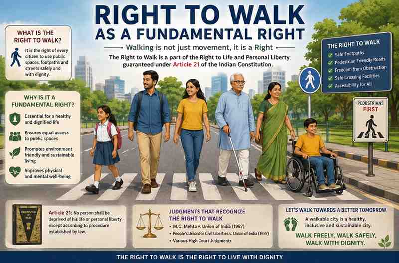 Stepping Into Constitutional Dignity: Supreme Court Declares the 'Right to Walk' a Fundamental Right