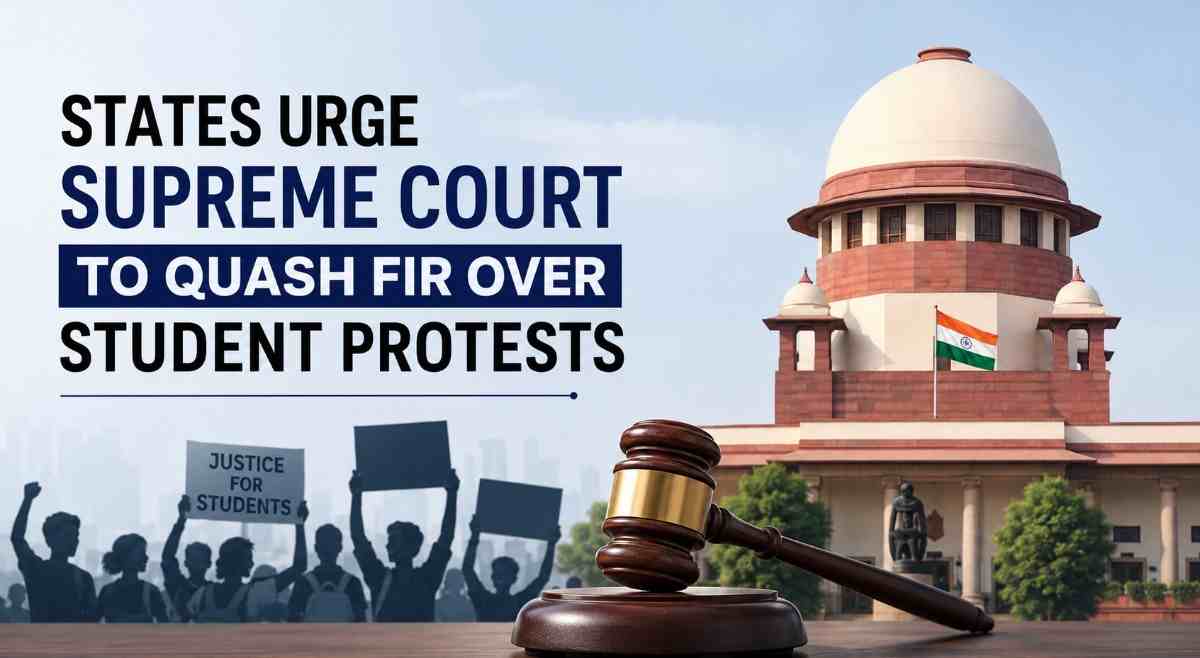 Supreme Court Clears Student Protest FIRs: Four States Seek Relief Under Article 142
