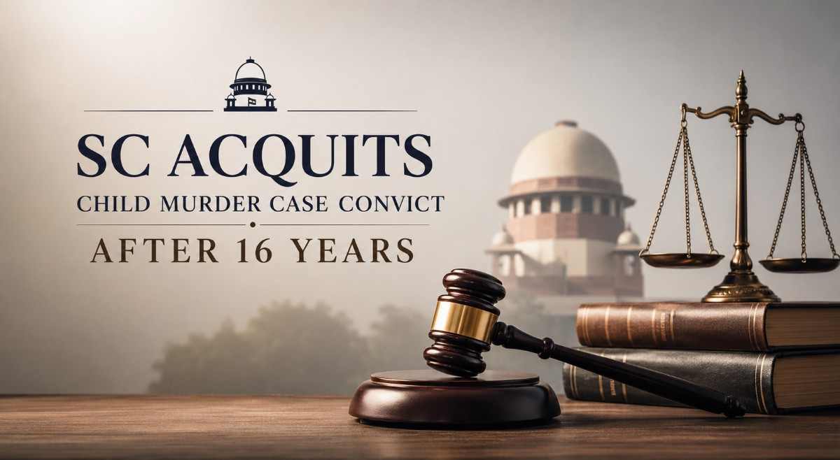 Supreme Court Acquits Man After 16 Years in 2007 Child Murder Case: Missing Links in Circumstantial Evidence Prove Crucial