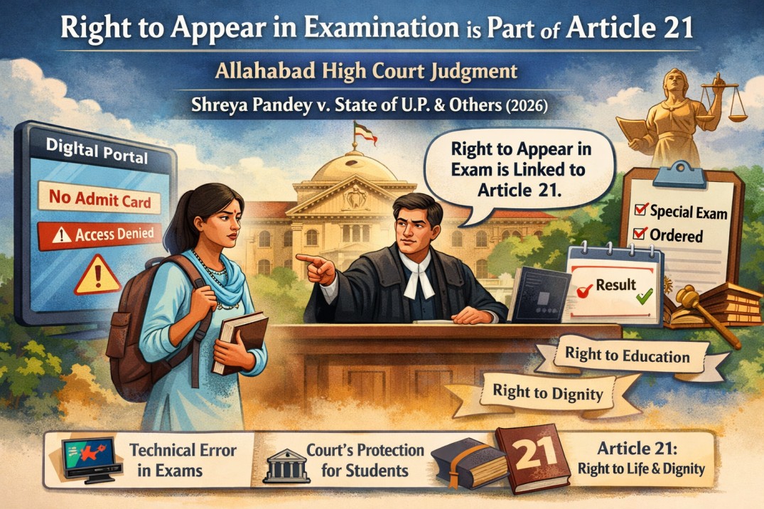 Article 21 and the Right to Appear in Examination